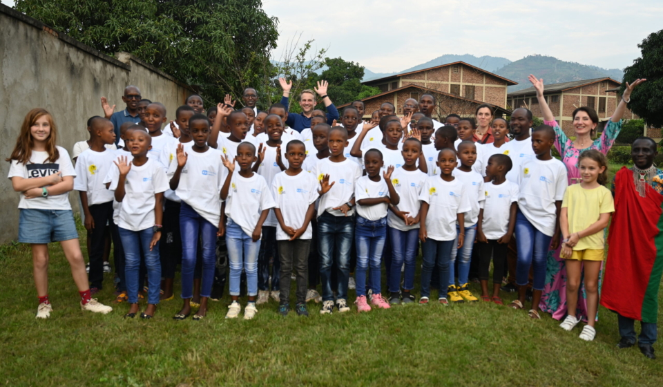 Photo de famille après la présentation